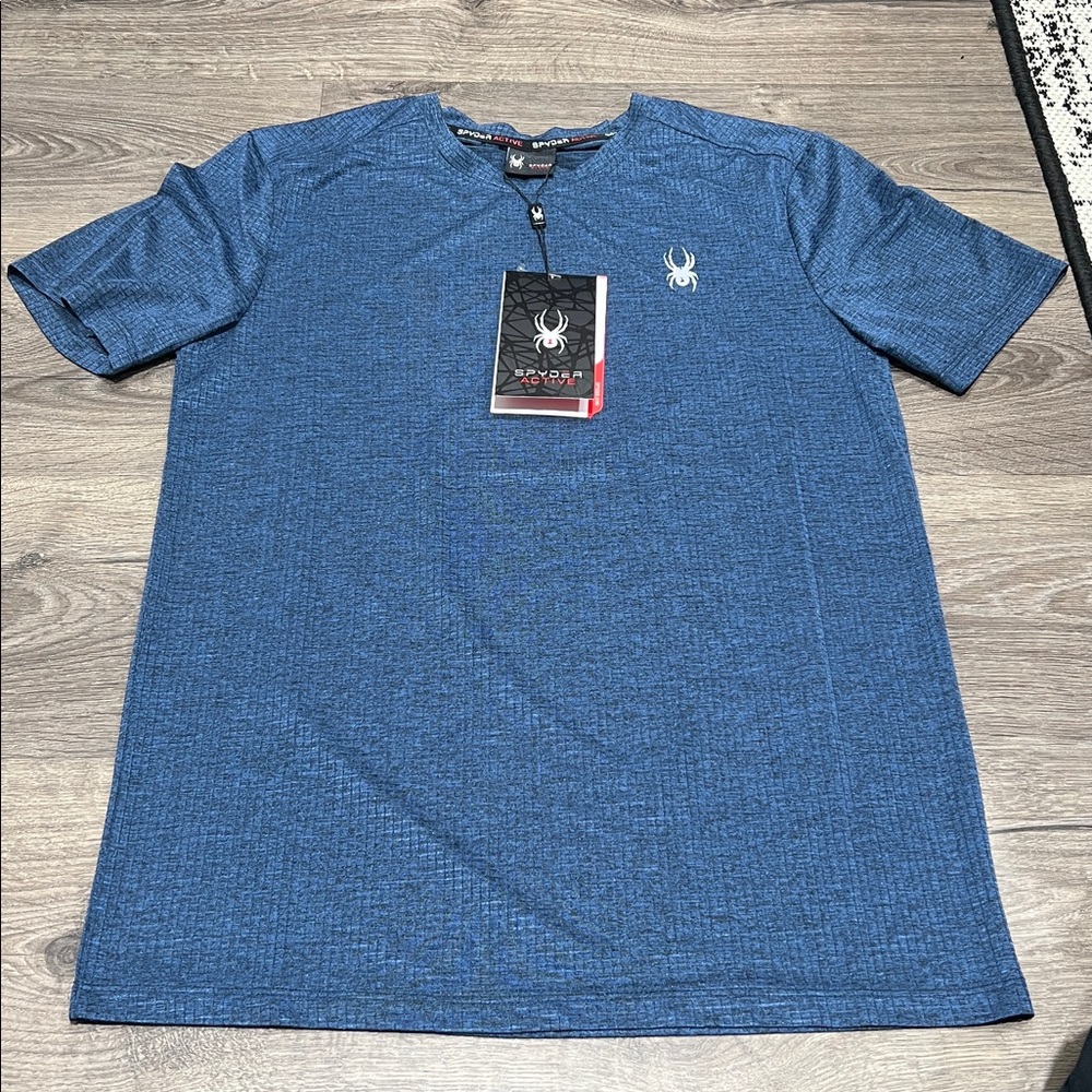 NWT Spyder Men's (S) Active Quick Dry Short Sleeve